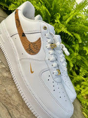 Tan Monogram AF1's