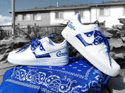 Blue Bandana Crenshaw AF1's