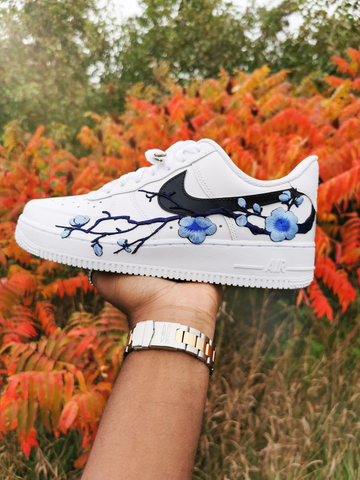 Blue Daisy AF1's